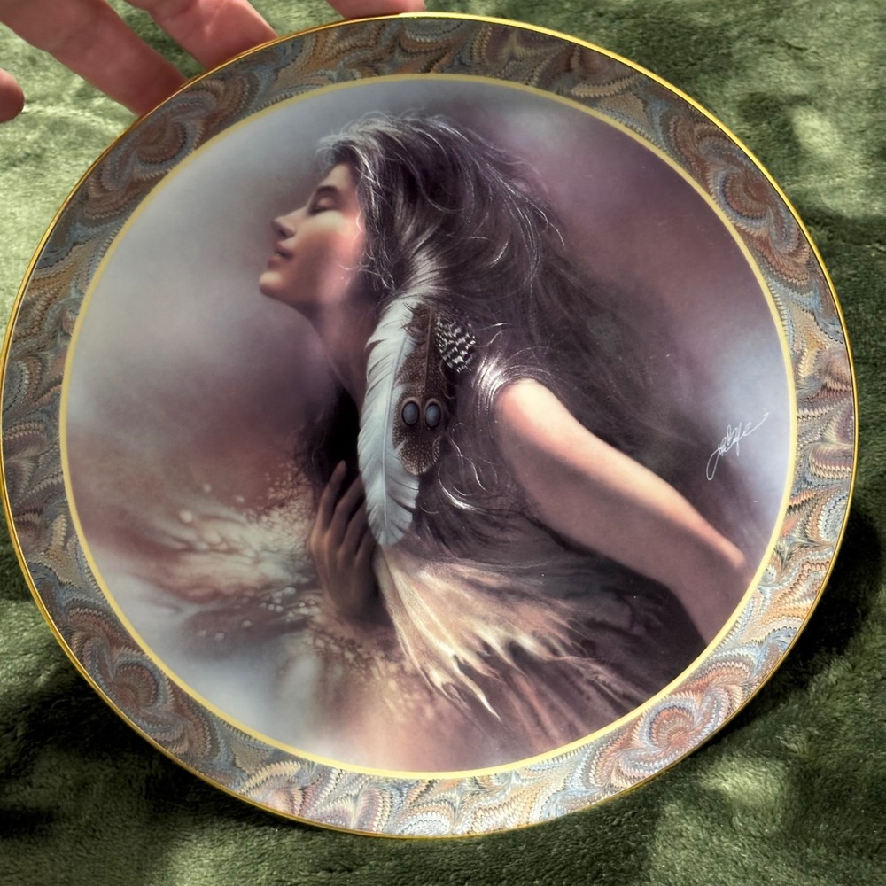 Lee Bogle "The Promise" Native Beauty 1994‎ Bradford Exchange Collector Plate